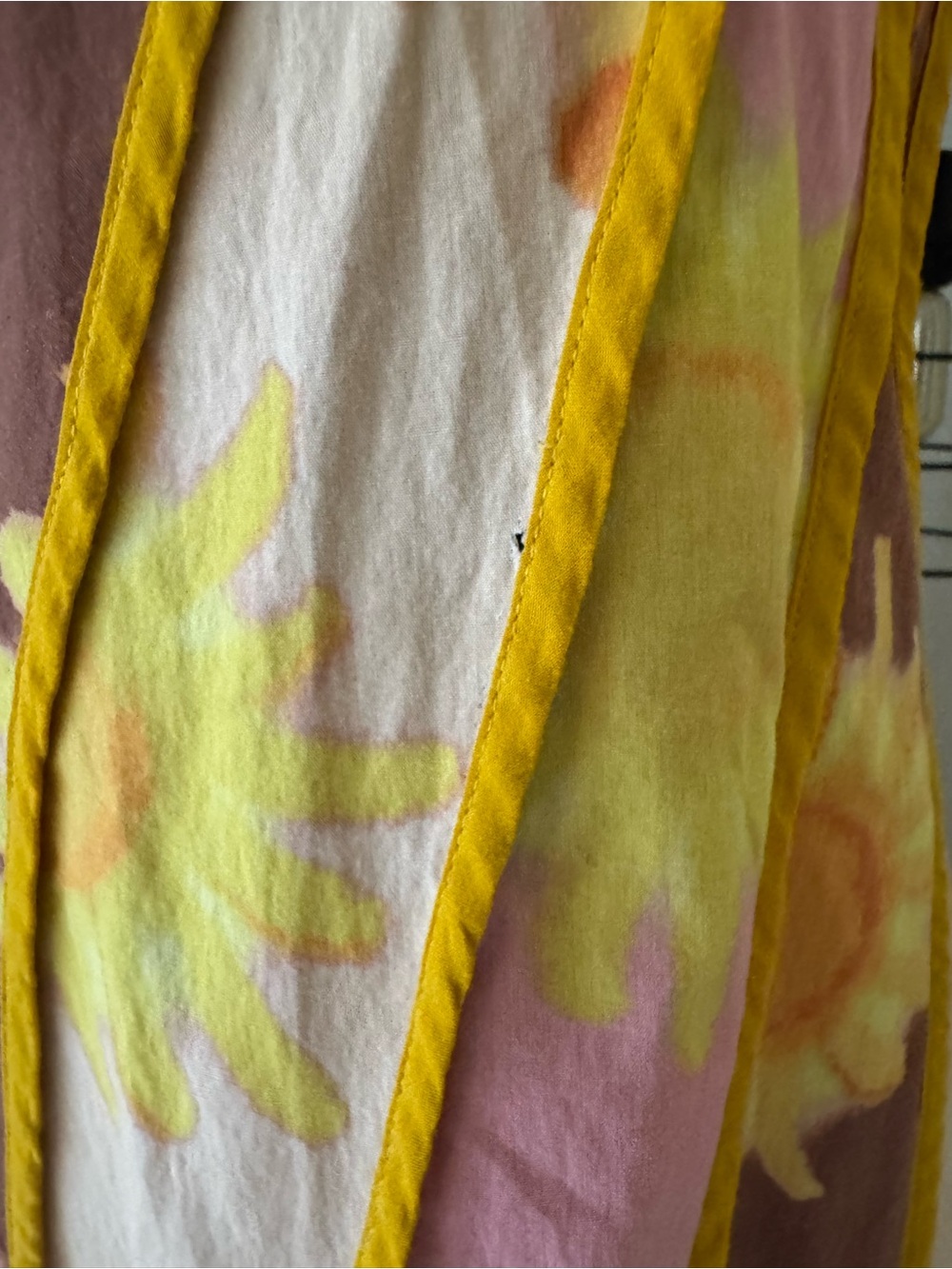 FARM Rio Anthropologie One Shoulder Sun Print Dress XS Petite - Picture 4 of 14